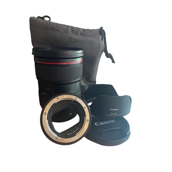 Canon EF 24-70mm f/2.8L II USM Standard Zoom Lens w/ Mount Adapter - Picture 2 of 8